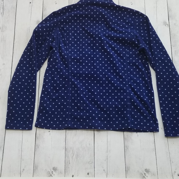L.L. BEAN Med Women's Polka dot fleece - Picture 3 of 7
